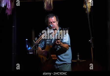 Alberto Sanna & Fry Monetti concerto dal vivo in Sardegna, 2015 © Fausto Marci Foto Stock