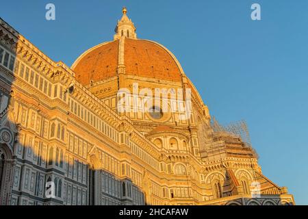 Cattedrale di Santa Maria del Fiore a Firenze, Italia Foto Stock