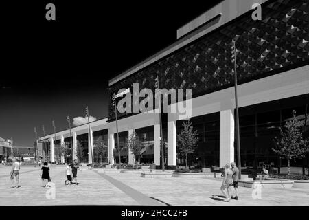 Cinema Cineworld, Time Square, Warrington City Centre, Cheshire, Inghilterra, REGNO UNITO Foto Stock