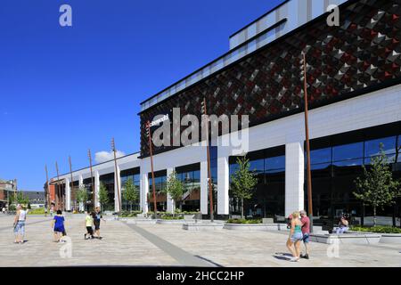 Cinema Cineworld, Time Square, Warrington City Centre, Cheshire, Inghilterra, REGNO UNITO Foto Stock