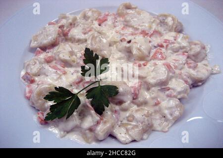 Pasti ricchi e nutrienti, piatti nutrienti. Foto Stock