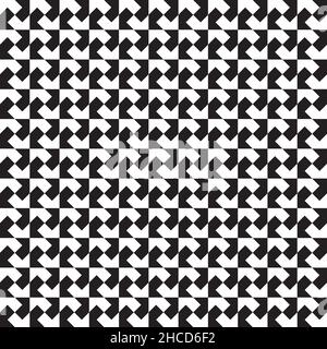 Ripetizione quadrata astratta intersecante geometrica senza giunture Illustrazione Vettoriale