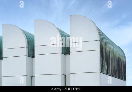 Bauhaus Archive Berlin, progetto basato su progetti di Walter Gropius Foto Stock