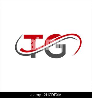 Lettera iniziale Logo TG. TG logo Design per finanziario, sviluppo, investimenti, Immobiliare e Management Company Vector Template Illustrazione Vettoriale