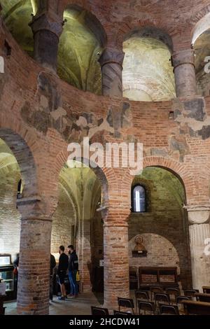 Rotonda di San Lorenzo, interno, Mantova, Lombardia, Italia, Europa Foto Stock