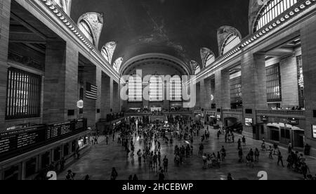 Sala principale della famosa Grand Central Station a New York City, USA Foto Stock