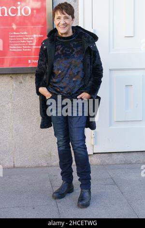 Madrid, Spagna. 28th Dic 2021. Blanca Portillo si pone durante la presentazione della rappresentazione 'Silencio' (silenzio) al teatro spagnolo di Madrid. Credit: SOPA Images Limited/Alamy Live News Foto Stock