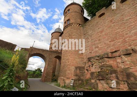 Wertheim, Germania : Burg Wertheim Foto Stock