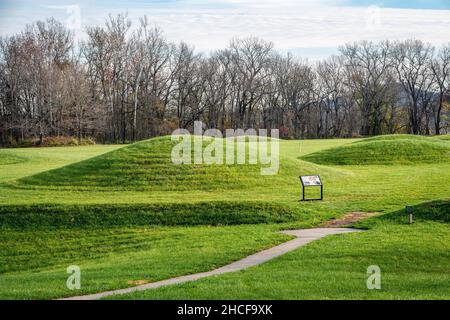 Hopewell Culture NHP , Mound City Group Foto Stock