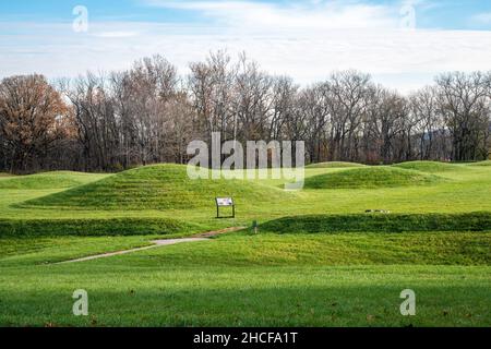 Hopewell Culture NHP , Mound City Group Foto Stock