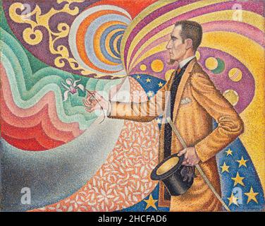 Un ritratto di Félix Fénéon di Paul Signac Foto Stock