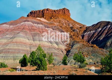 Formazione di Chinle (Paria Badlands) vicino a Old Paria in Utah se Foto Stock
