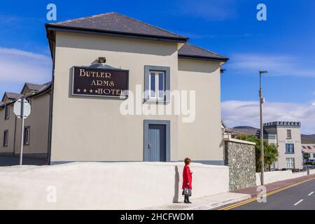 Butler Arms Hotel, Waterville Town, County Kerry, Irlanda Foto Stock