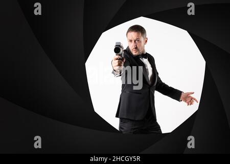 James Short, agente Super 8 Foto Stock