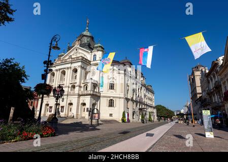 State Theatre Kashov, Statne divadlo, Main Street Hlavna, Kosice, Slovacchia Foto Stock