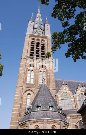 Torre della chiesa di Sint Vitus a Hilversum nei Paesi Bassi Foto Stock