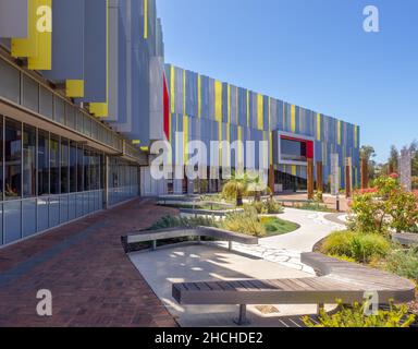 Joondalup, WA, Australia - Biblioteca alla Edith Cowan University di JCY Architects Foto Stock