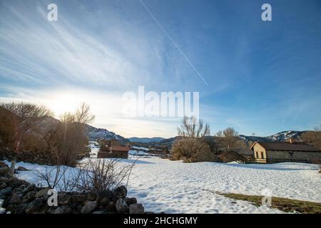 Casares de Arbas. León, España. Foto Stock