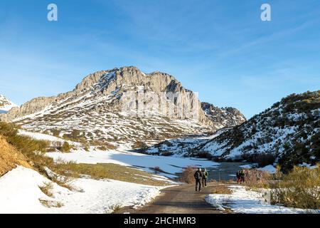 Casares de Arbas. León, España. Foto Stock