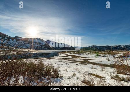 Casares de Arbas. León, España. Foto Stock