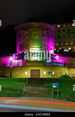 Lavori di restauro del Rotunda Museum a Scarborough, North Yorkshire, Regno Unito Foto Stock