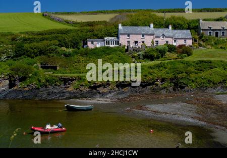 Abercastle , Costa Nord del Pembrokeshire Foto Stock