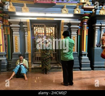 Tempio di Manakula Vinayaka Foto Stock