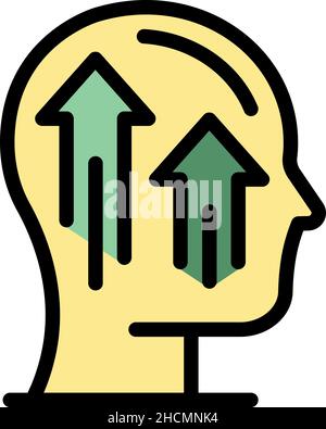 Icona del socio Sharehold. Contorno del vettore del membro sharehold icona colore piatto isolato Illustrazione Vettoriale