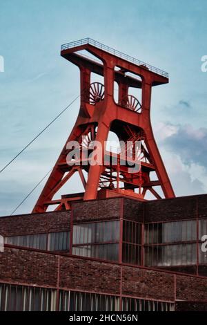 Zollverein collisery in estate ad Essen, Germania Foto Stock