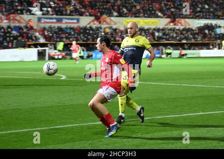 Swindon Town / Stevenage, EFL Sky Bet League 2, Football al County Ground, Swindon, Foto Stock