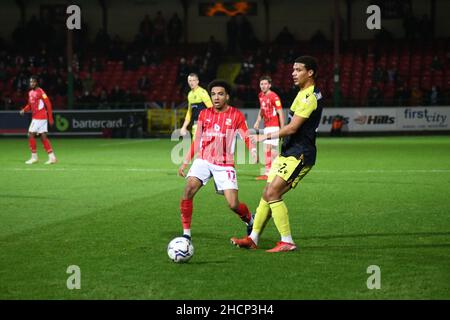 Swindon Town / Stevenage, EFL Sky Bet League 2, Football al County Ground, Swindon, Foto Stock