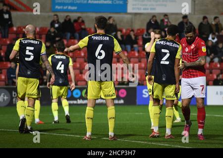 Swindon Town / Stevenage, EFL Sky Bet League 2, Football al County Ground, Swindon, Foto Stock