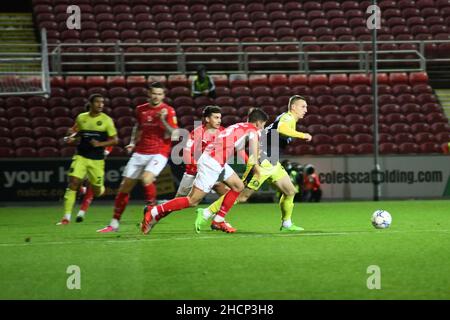 Swindon Town / Stevenage, EFL Sky Bet League 2, Football al County Ground, Swindon, Foto Stock