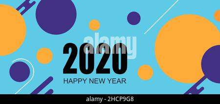 Felice anno nuovo 2022, felice illustrazione vettoriale di Natale Illustrazione Vettoriale