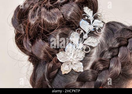 Foto di matrimonio di una coppia latinoamericana (cubana) Foto Stock