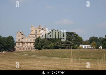 Wollaton Hall e giardini a Nottingham nel Regno Unito Foto Stock