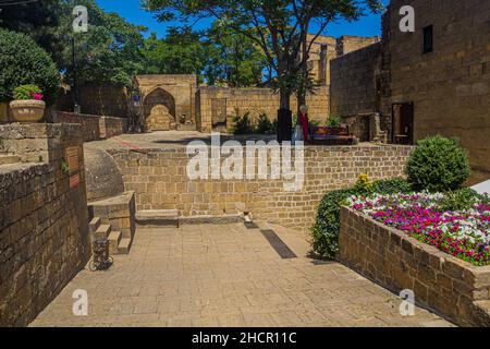 Fortezza di Naryn-Kala a Derbent nella Repubblica di Dagestan, Russia Foto Stock