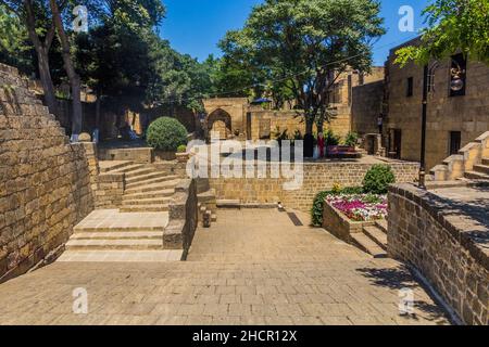 Fortezza di Naryn-Kala a Derbent nella Repubblica di Dagestan, Russia Foto Stock