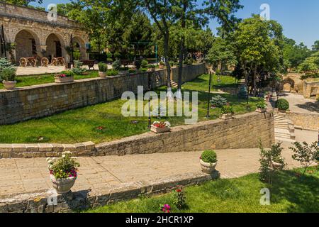 Fortezza di Naryn-Kala a Derbent nella Repubblica di Dagestan, Russia Foto Stock