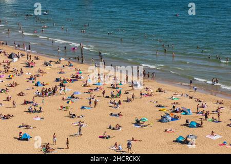 Inghilterra, Dorset, Bournemouth, Bournemouth Beach Foto Stock
