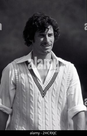 Richard Hadlee (NZ Bowler), Worcestershire / New Zealand Tour Match, New Road, Worcester, Inghilterra 19-21 ago 1978 Foto Stock