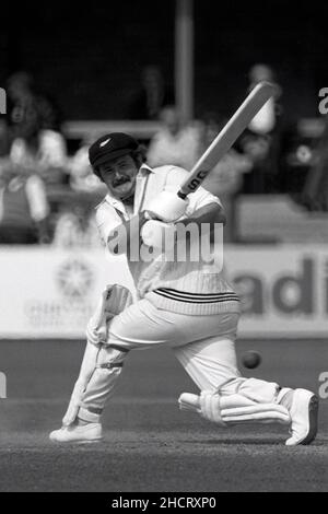 Jock Edwards (NZ) Batting, Worcestershire / New Zealand Tour Match, New Road, Worcester, Inghilterra 19-21 ago 1978 Foto Stock