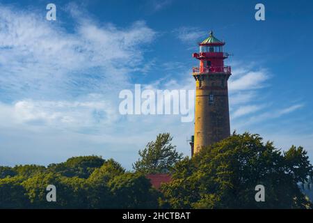 Nuovo faro sul Capo Arkona, Germania Foto Stock
