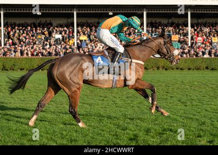 Dhowin correndo a Wincanton il giorno di Santo Stefano 021 Foto Stock