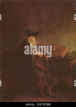 Rembrandt Harmensz. Van Rijn 018. Foto Stock