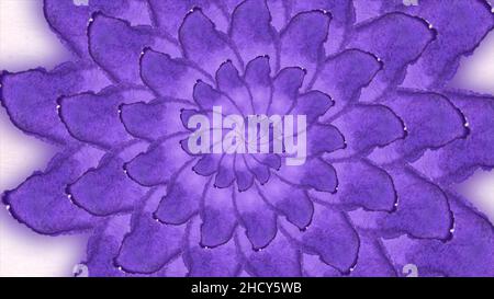 Liquid painting animati grafica in movimento senza giunture per i video. Sfondo di fiori in movimento in morbido colore pastello in stile sfocato. Abstract beautiff Foto Stock