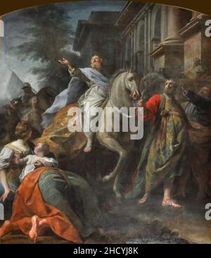 Restout - le Triomphe de Mardochée. Foto Stock