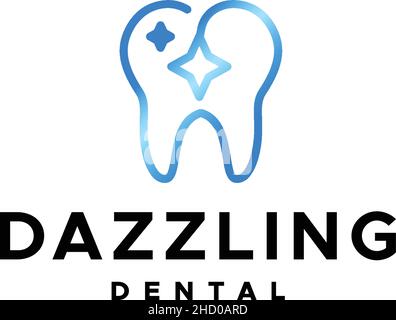 Design minimalista CON LOGO DENTALE Illustrazione Vettoriale