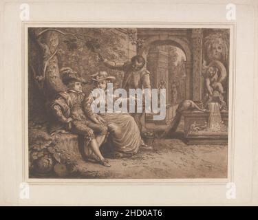 Richard e Maria Cosway e Ottobah Cugoano 1784. Foto Stock