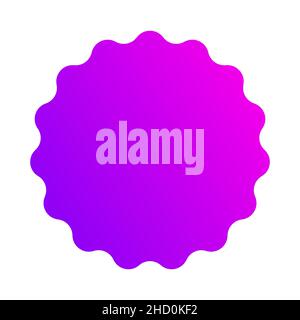 Forma liquida astratta, goccia galleggiante di vernice con gradiente. Elemento liquido. Illustrazione Vettoriale